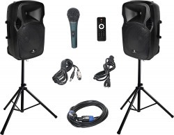 PA Speakers & Microphone